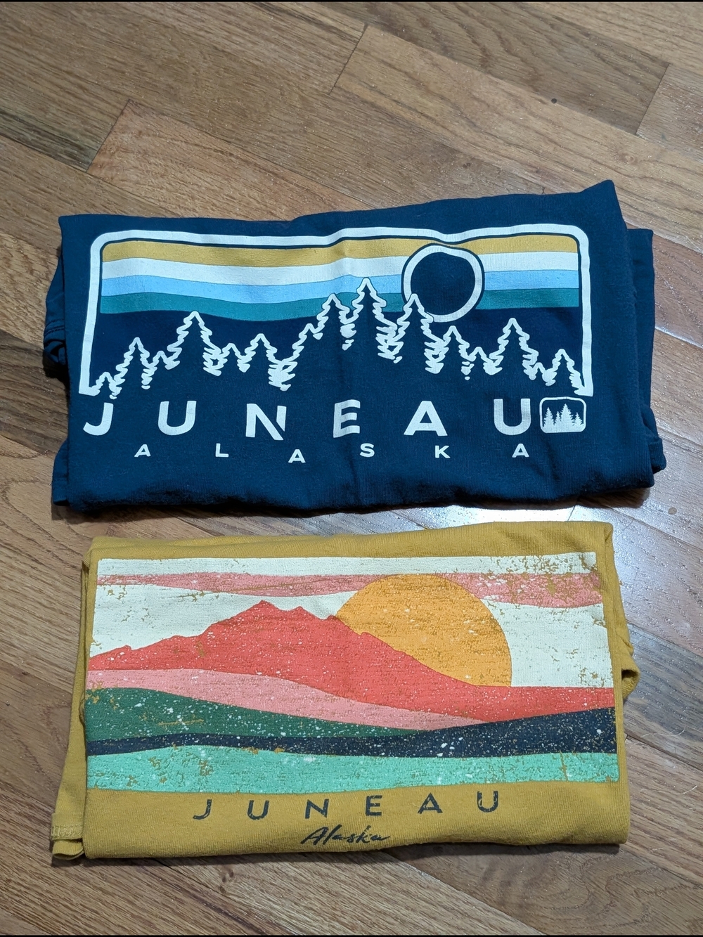Lot Of 2 Juneau Alaska Graphic Tees